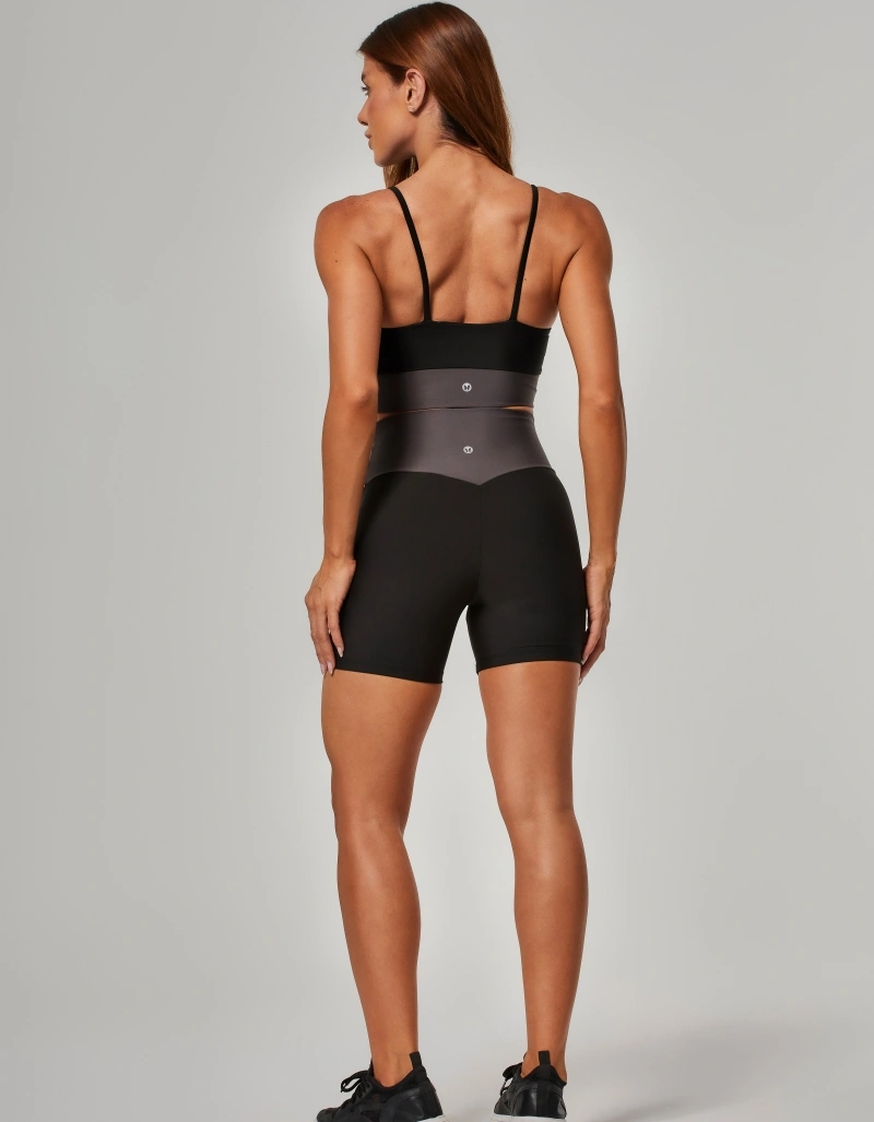 Vestem - Shorts Shape Up Transpasssado Bicolor Yara Preto - SH777.O26.C0002