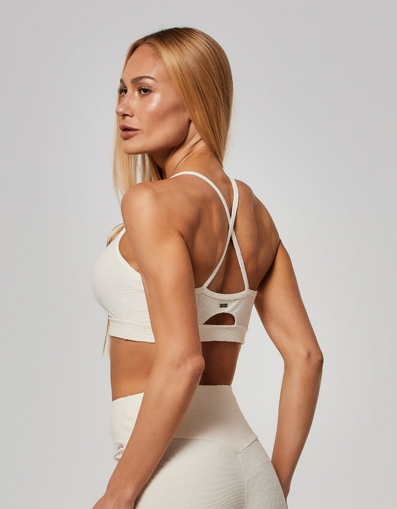 Vestem - Top Leve Sustentação Juliana Off White - TOP1251.O26.C0294
