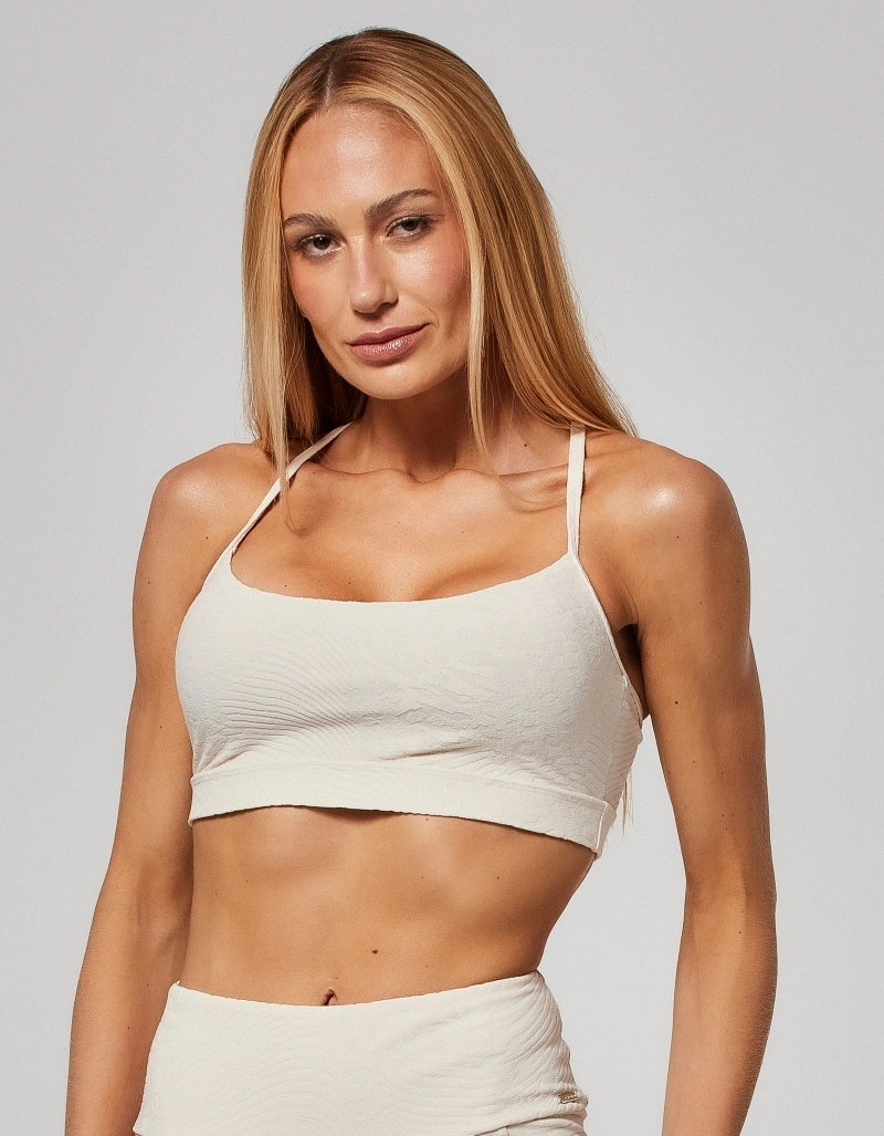 Vestem - Top Leve Sustentação Juliana Off White - TOP1251.O26.C0294