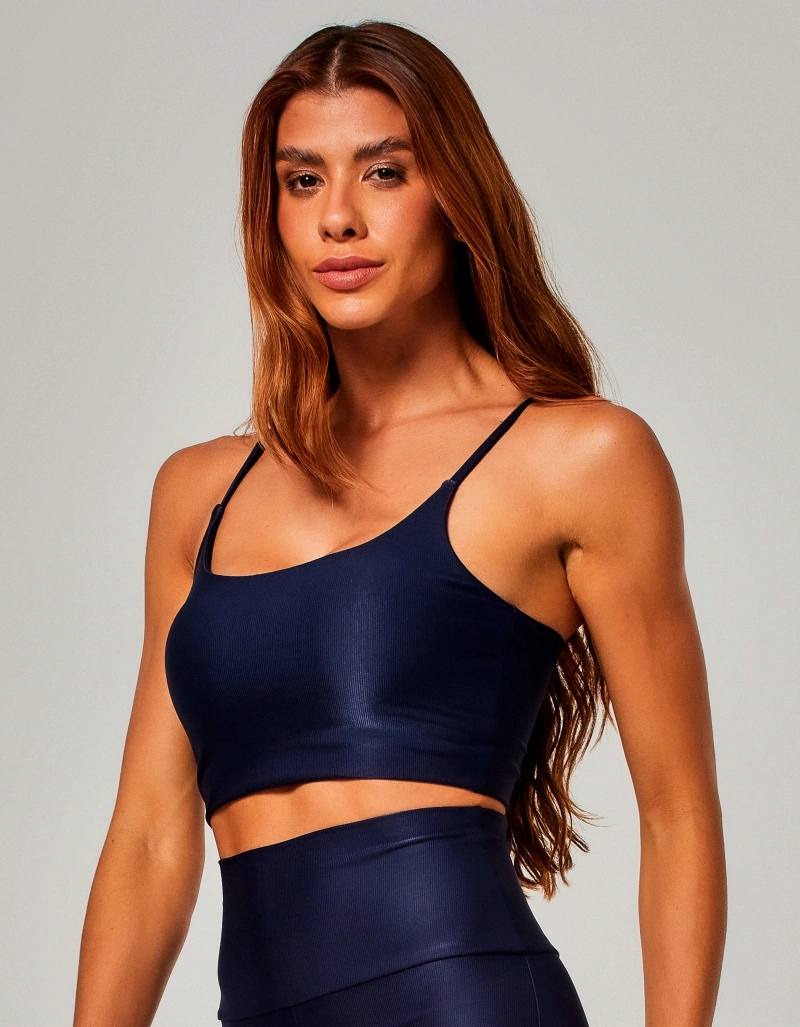 Vestem - Top Média Sustentação Tulip Marinho Escuridão - TOP1273.O26.C0173