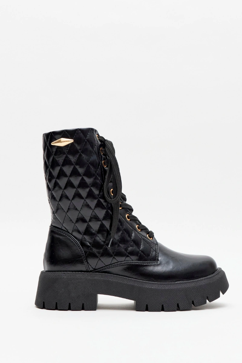 LANÇA PERFUME - Bota Coturno com Metaelasse Lança Perfume - 1172