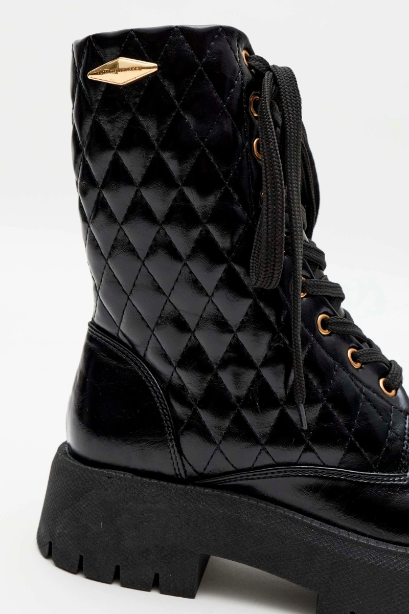 LANÇA PERFUME - Bota Coturno com Metaelasse Lança Perfume - 1172