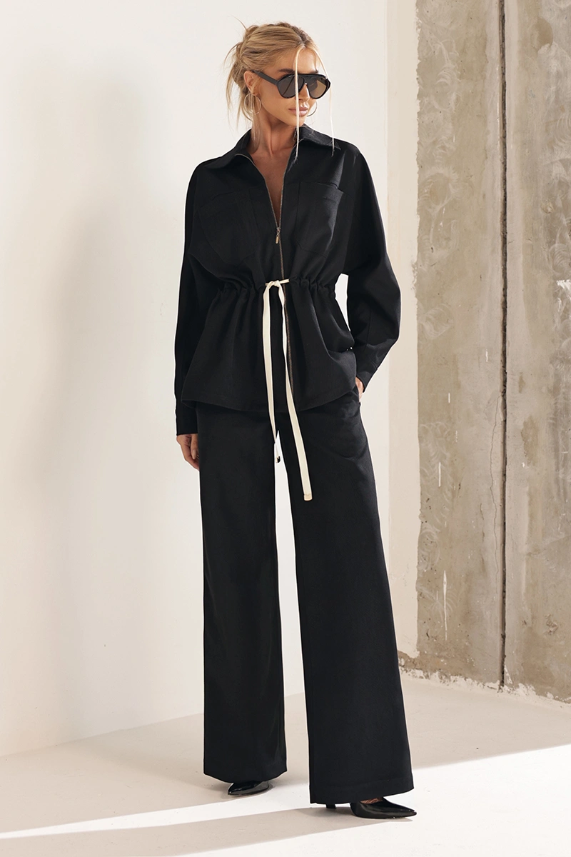 Dot Clothing - Set Dot Clothing Ariane Black Jacket and Pants - 2998PRETO