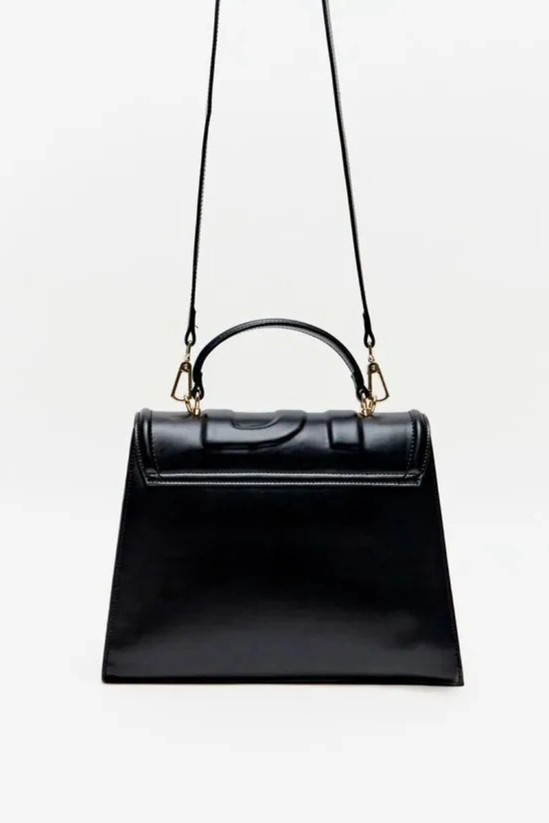 LANÇA PERFUME - Hand Bag Tote with Metal Detail - Lança Perfume - 707