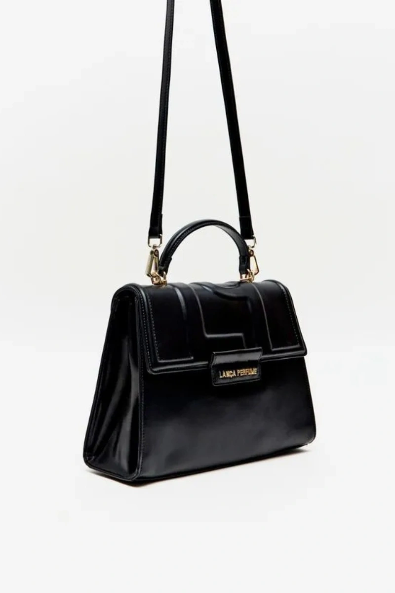 LANÇA PERFUME - Hand Bag Tote with Metal Detail - Lança Perfume - 707