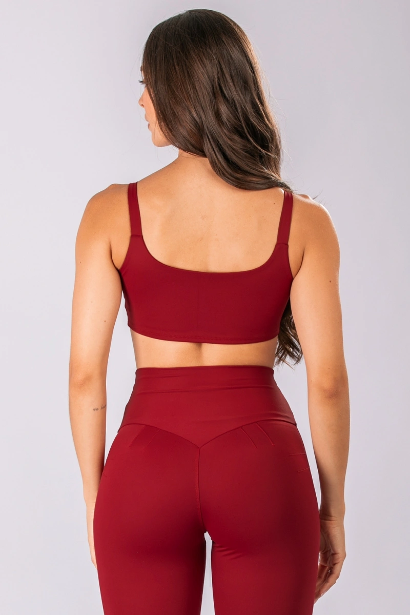 Lets Gym - Sports bra Basic Colors Scarlet - 2906SCT