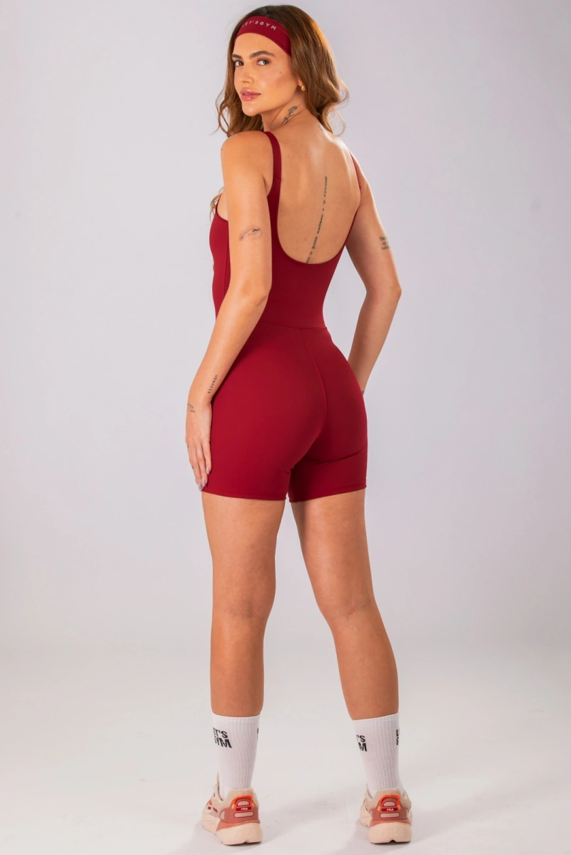 Lets Gym - Macaquinho Basic Colors Scarlet - 2910SCT
