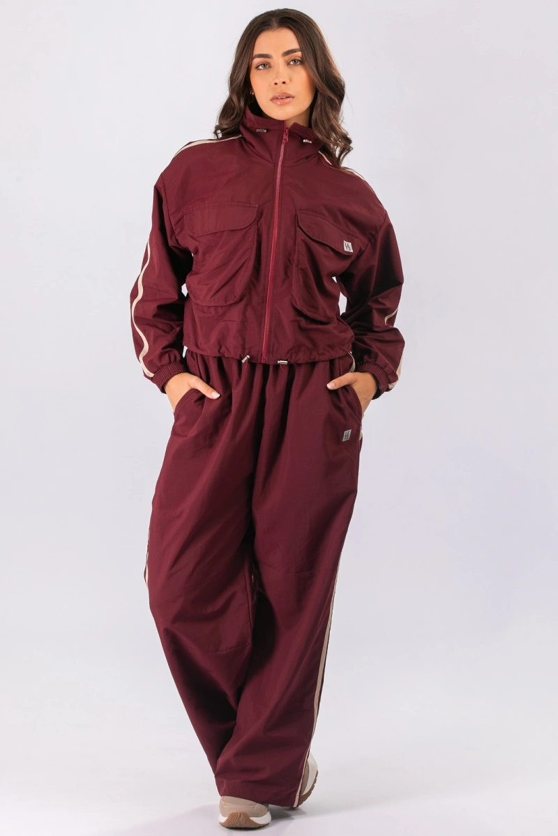 Lets Gym - Jaqueta Soft Power Burgundy - 3126BG