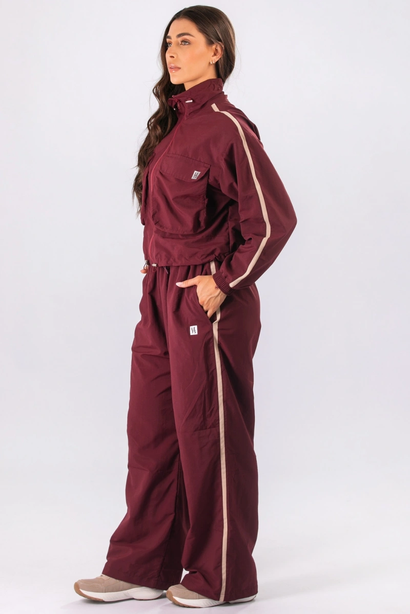 Lets Gym - Jaqueta Soft Power Burgundy - 3126BG
