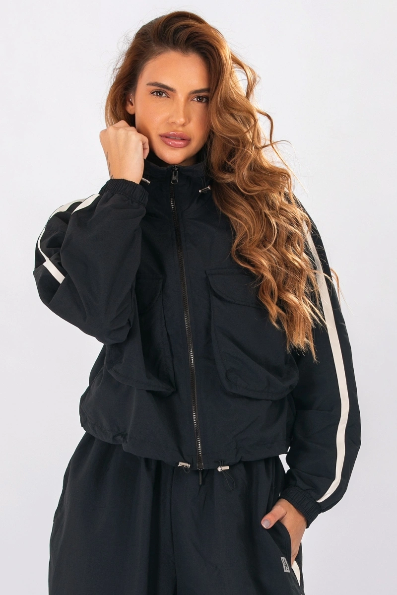 Lets Gym - Black Soft Power Jacket - 3126PT