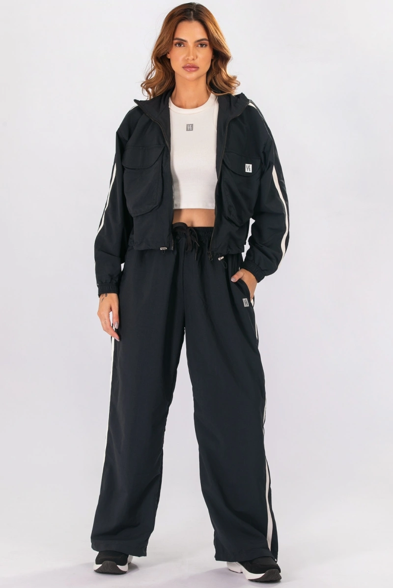 Lets Gym - Black Soft Power Jacket - 3126PT