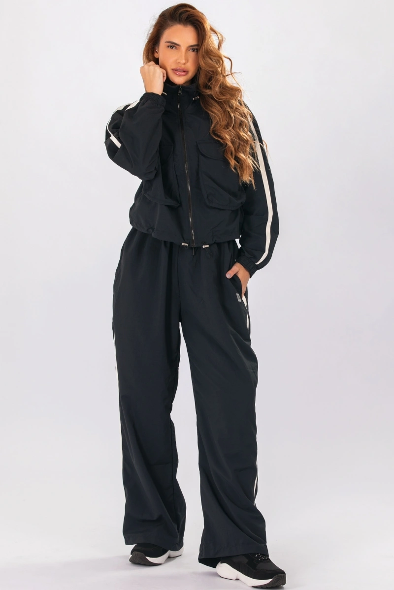 Lets Gym - Black Soft Power Pants - 3127PT