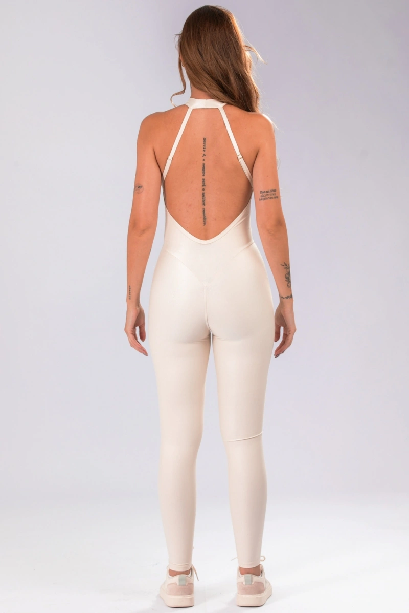 Lets Gym - Macacão Bright Form Off White - 3211OFW