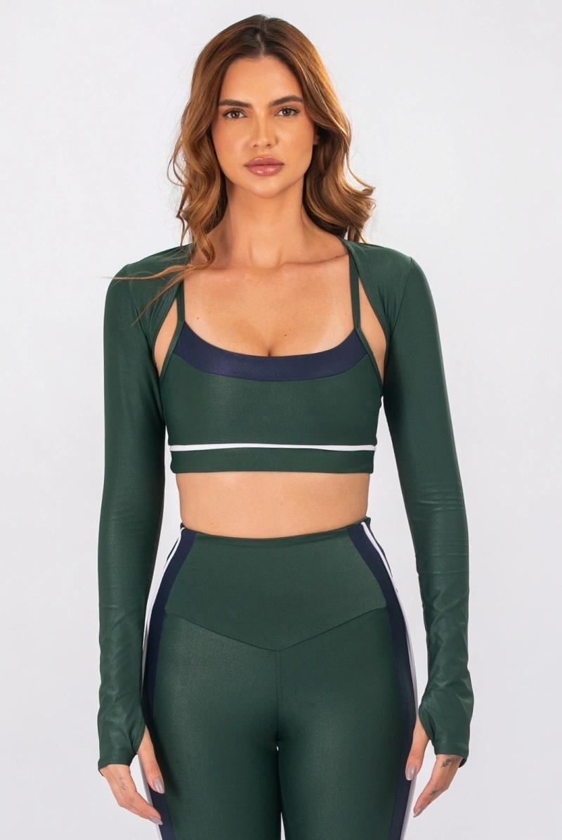 Lets Gym - Bolero Leeds Esmeralda Escuro - 3279ESME