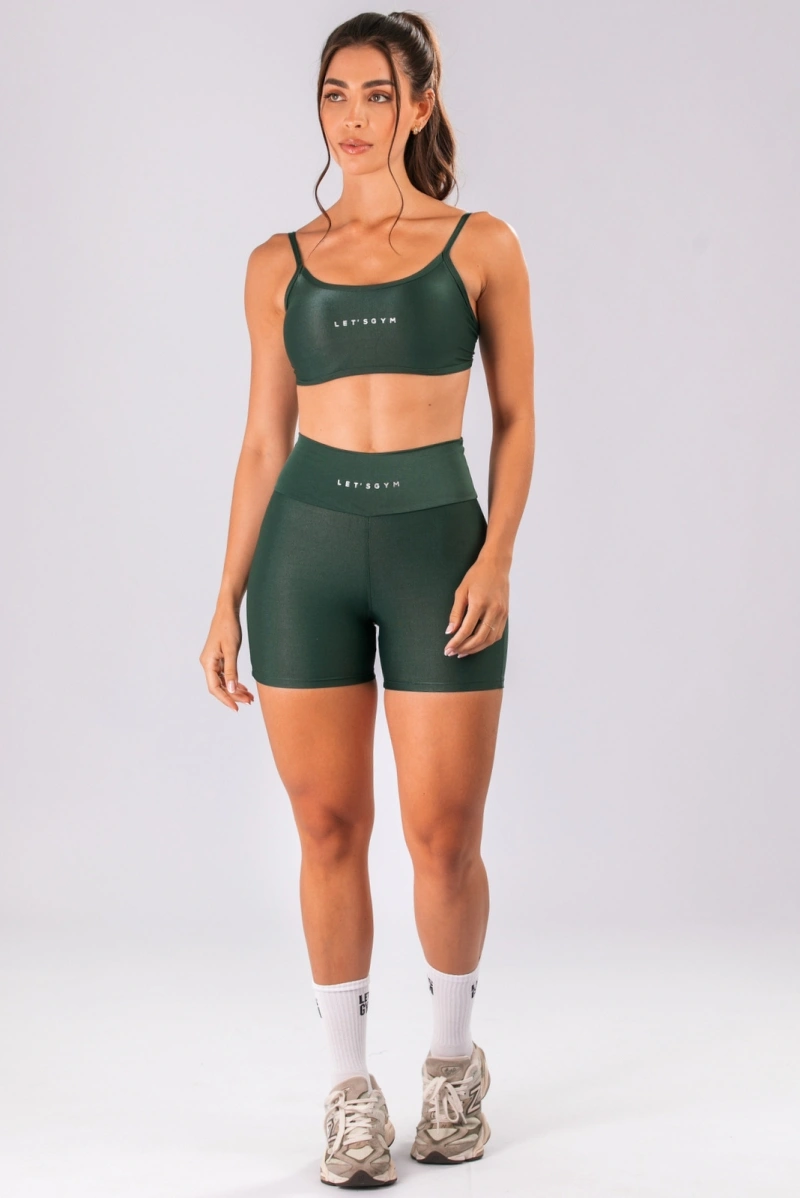 Lets Gym - Short New Minimal Glow Dark Emerald - 3285ESME