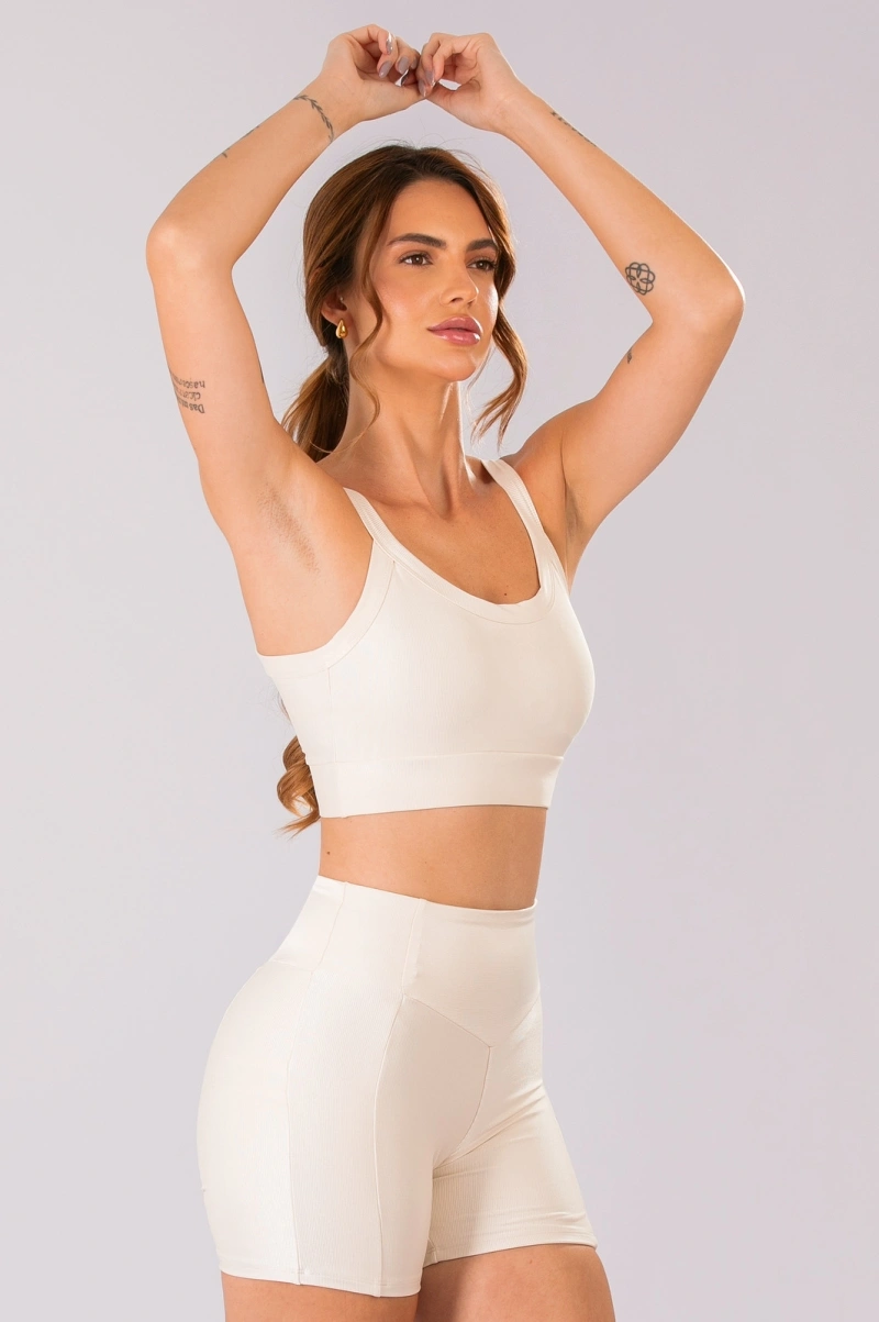 Lets Gym - Sports bra New Bright Off White - 3313OFW