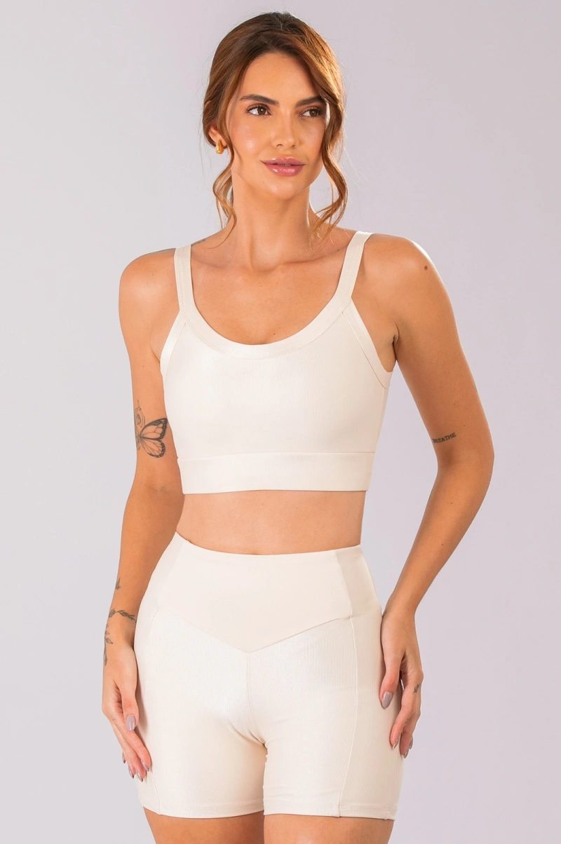 Lets Gym - Sports bra New Bright Off White - 3313OFW