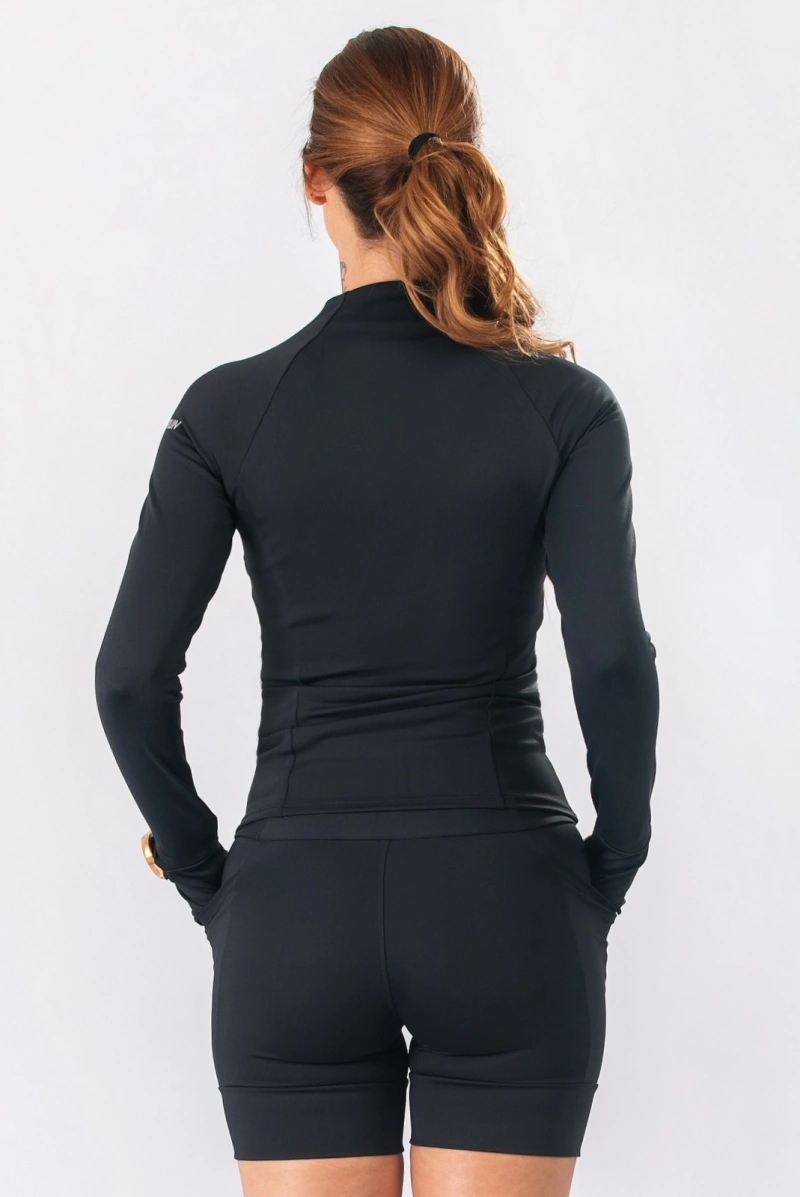 Lets Gym - Black Let's Run Jacket - 3358PT
