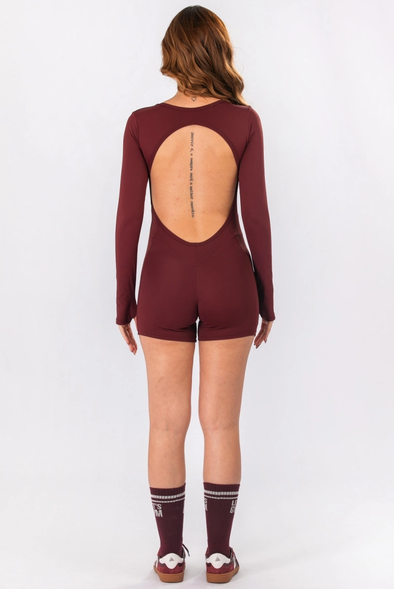 Lets Gym - Macaquinho Intense Burgundy - 3370BG