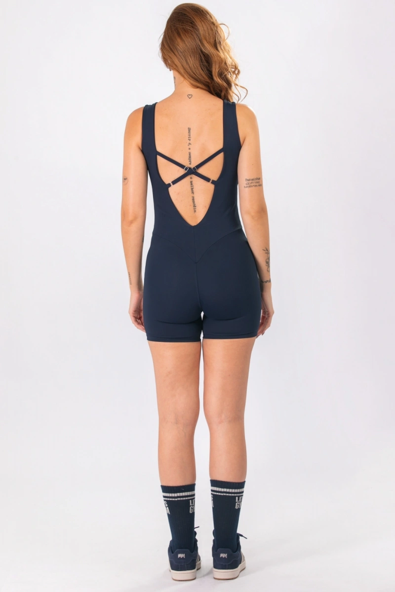 Lets Gym - Macaquinho Court Navy Blue - 3373NB