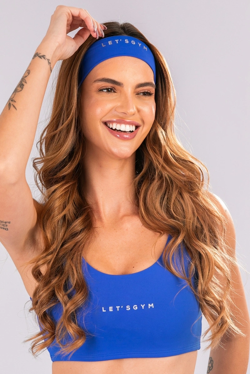 Lets Gym - Basic Colors Royal Blue Hairband - 2911RB