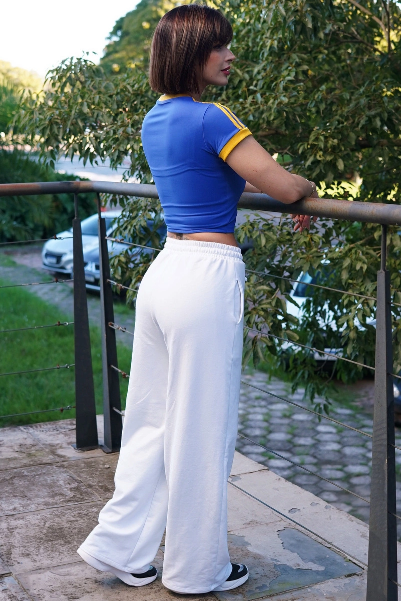 Lets Gym - Cropped Let's Gym Royal Blue - 3416RB