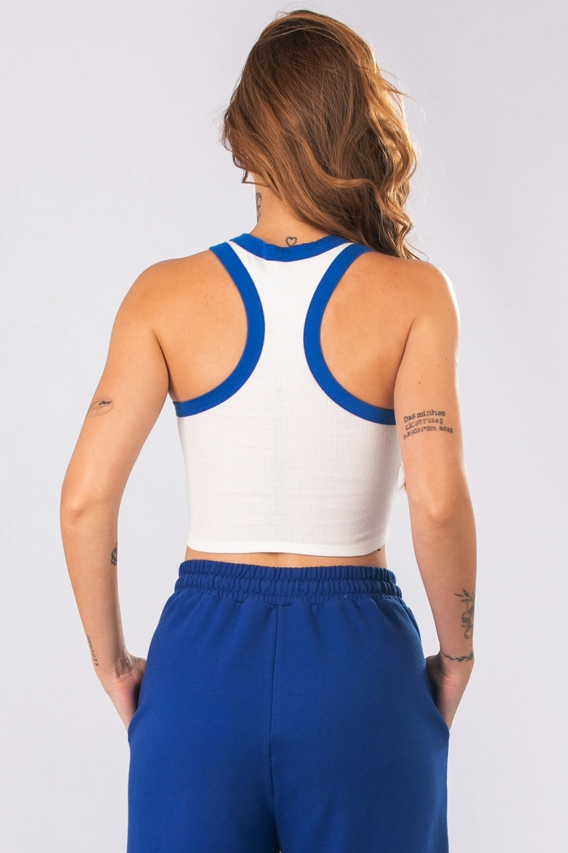 Lets Gym - Cropped Rib Basic Lets Gol Chantilly - 3419CTL