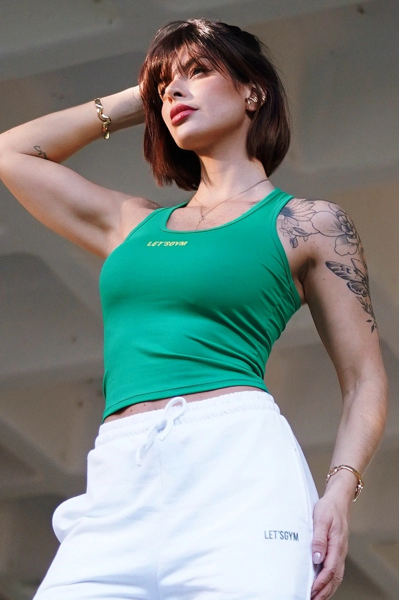 Lets Gym - Tank Shirt Lets Gym Green - 3426VD