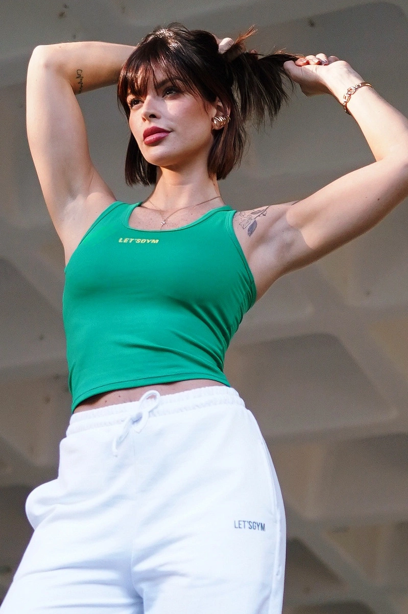 Lets Gym - Tank Shirt Lets Gym Green - 3426VD