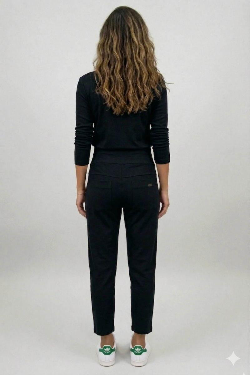 Hidrogênio - CALÇA JOGGER CÓS FRANZIDO BARBARA PRETO - 20746001