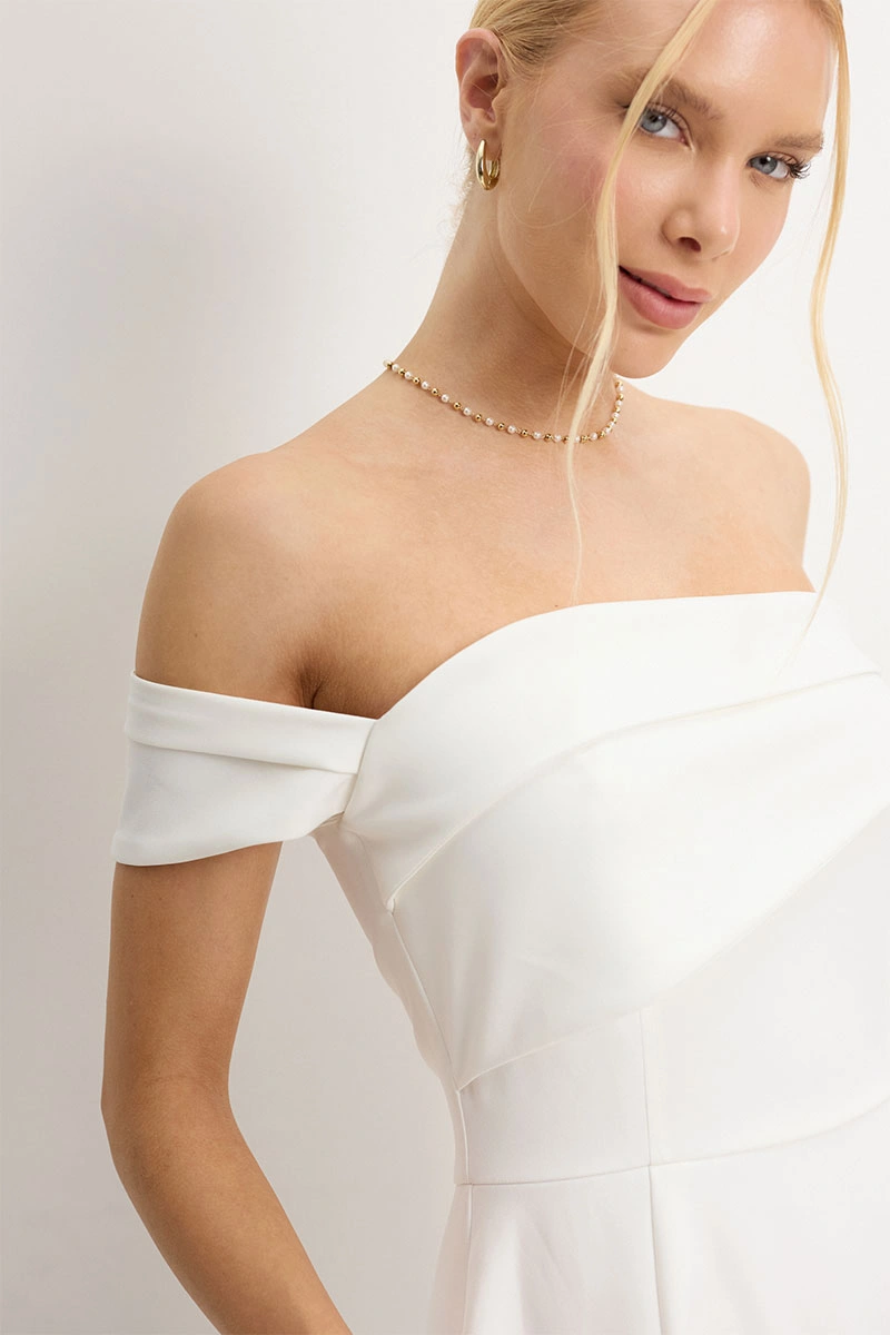 Miss Misses - Morgana Off White Dress - 54785030