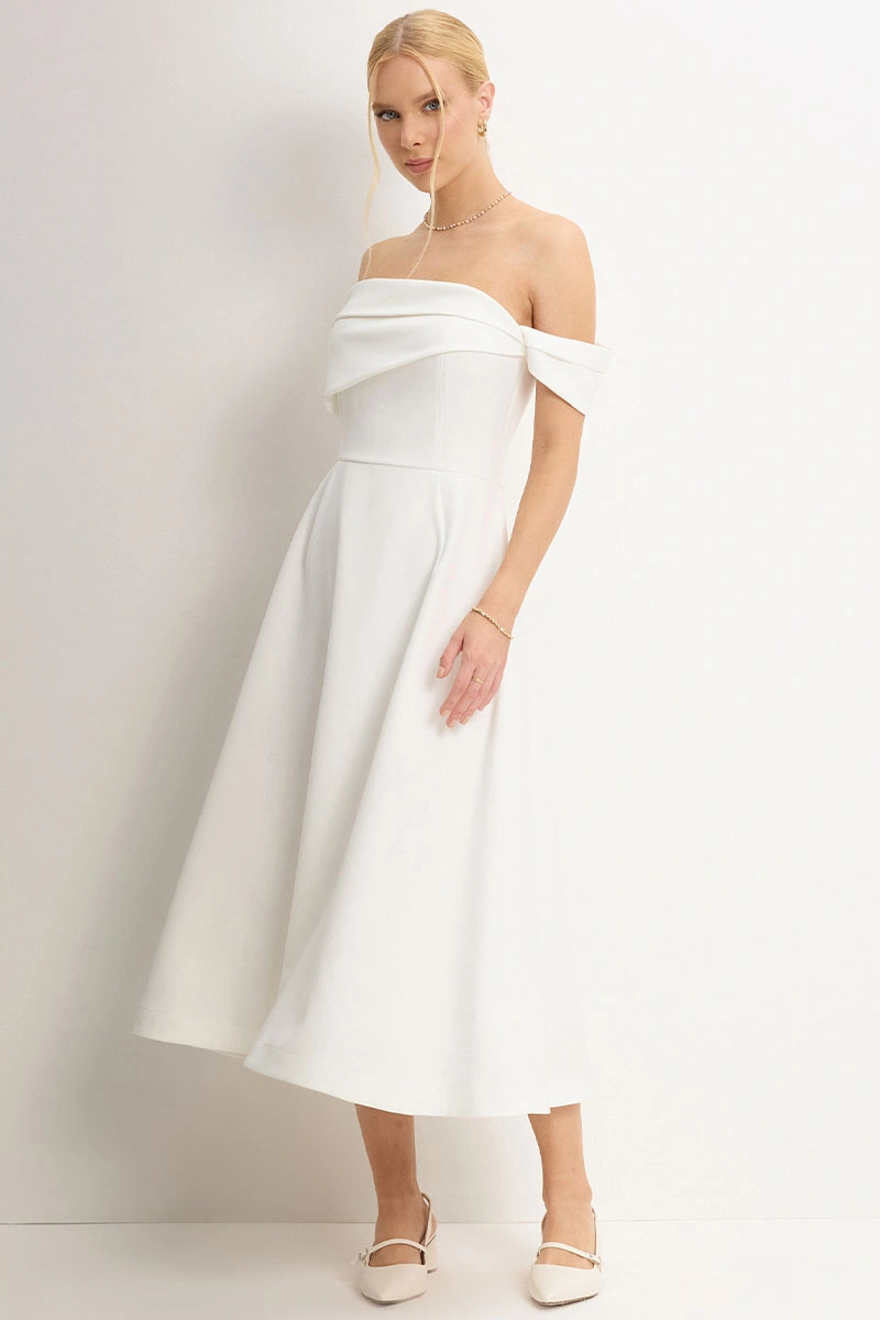 Miss Misses - Morgana Off White Dress - 54785030