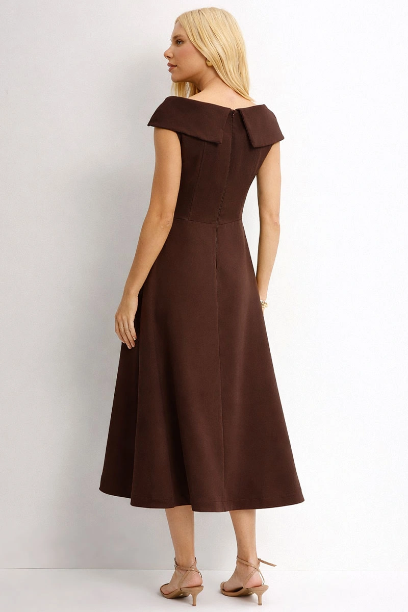 Miss Misses - Dara Brown Dress - 54793214