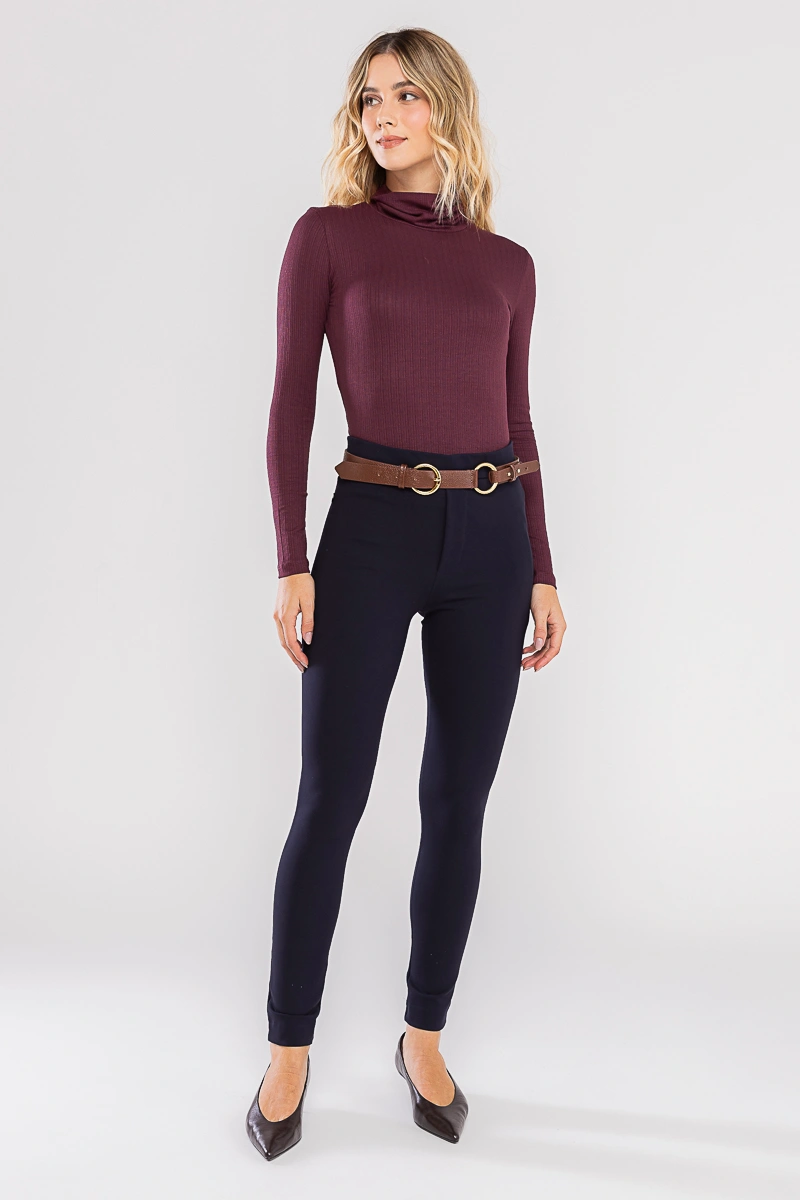 Hidrogênio - Luna Riding Pants with Invisible Zipper in Pocket, Navy Blue - Pre-Sale - 20742004