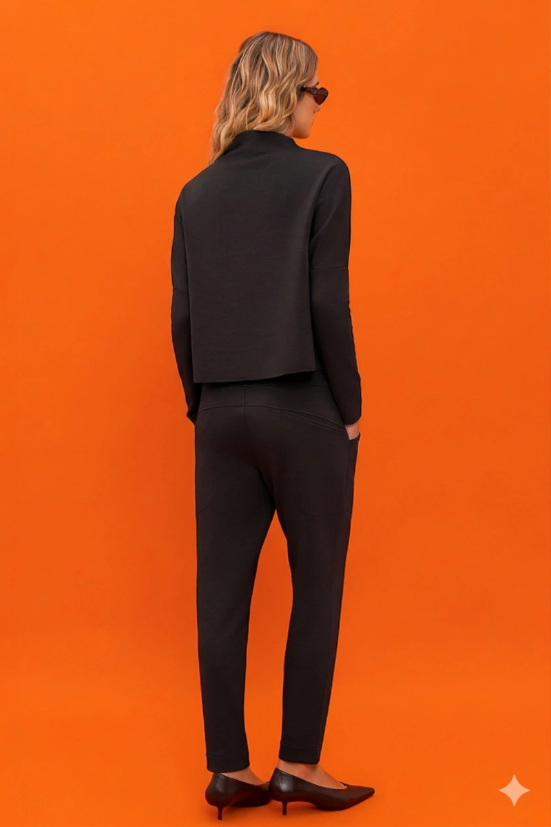 Hidrogênio - JUJU BLACK JOGGER PANTS WITH SLEEVES AND POCKETS - 20764001