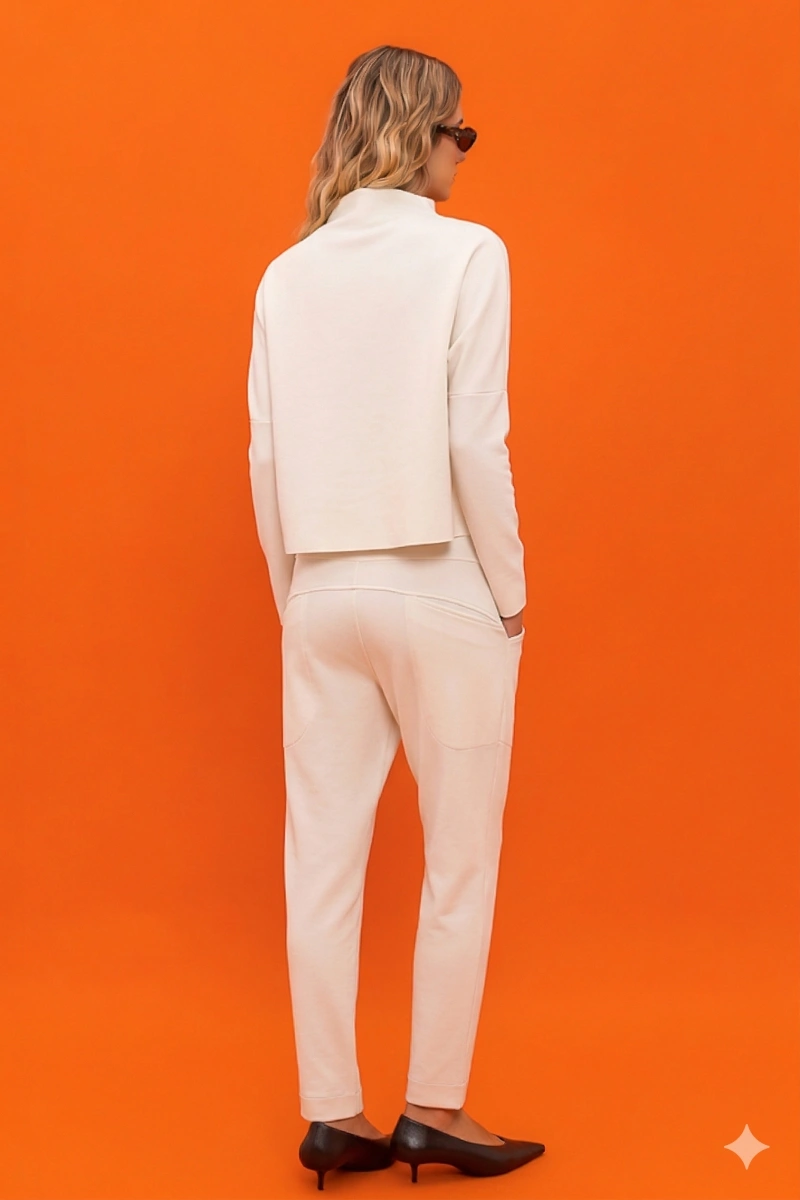 Hidrogênio - CALÇA JOGGER C/ CANALETA E BOLSOS JUJU OFF WHITE - 20764018