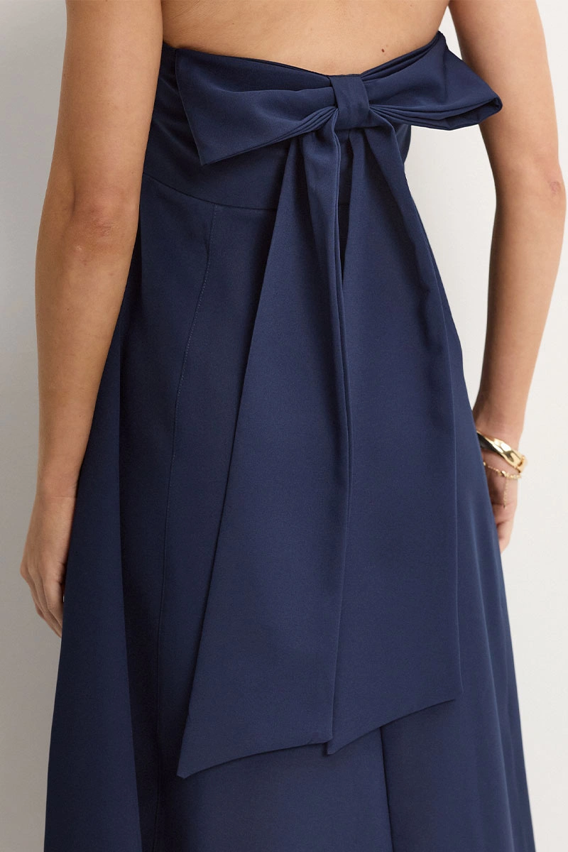 Miss Misses - Filomena Navy Blue Dress - 54776004