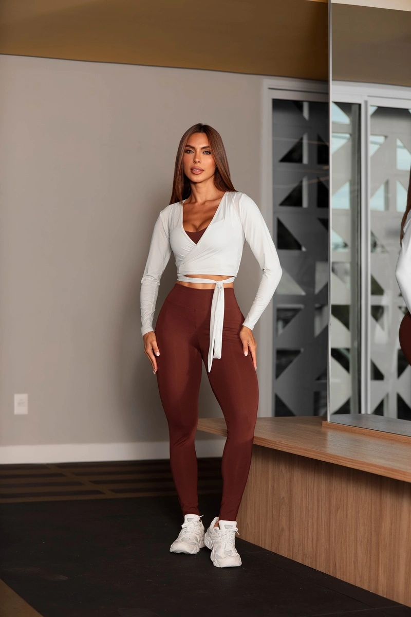 Garotafit - Blusa Ariel Aveia - BL258IA