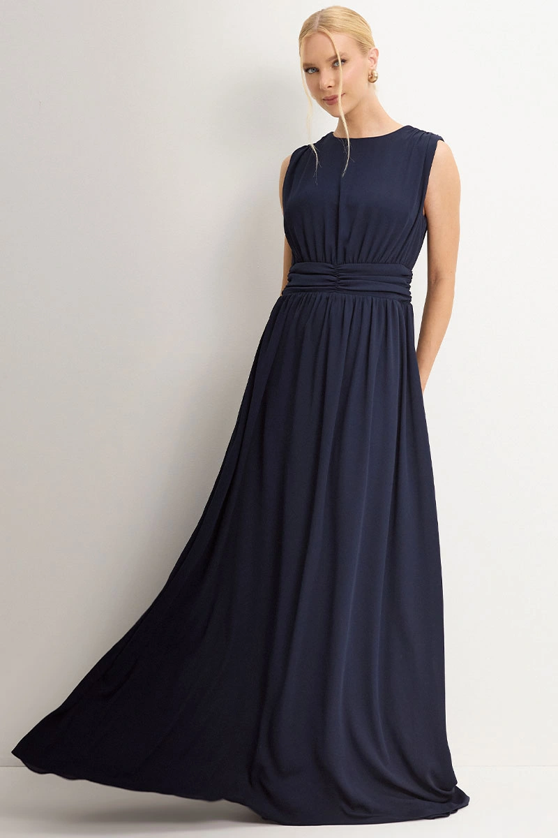 Miss Misses - Vestido Longo Esmeralda Marinho - 54783004