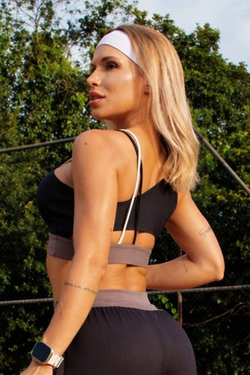 ZNG - TOP ASSIMETRIC BLACK - TOP702