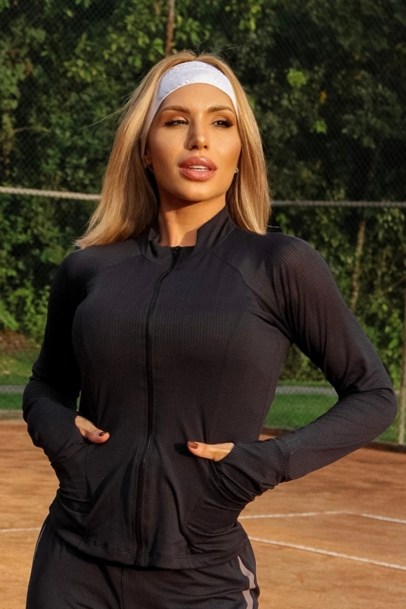 ZNG - JAQUETA ASSIMETRIC BLACK - BLU336