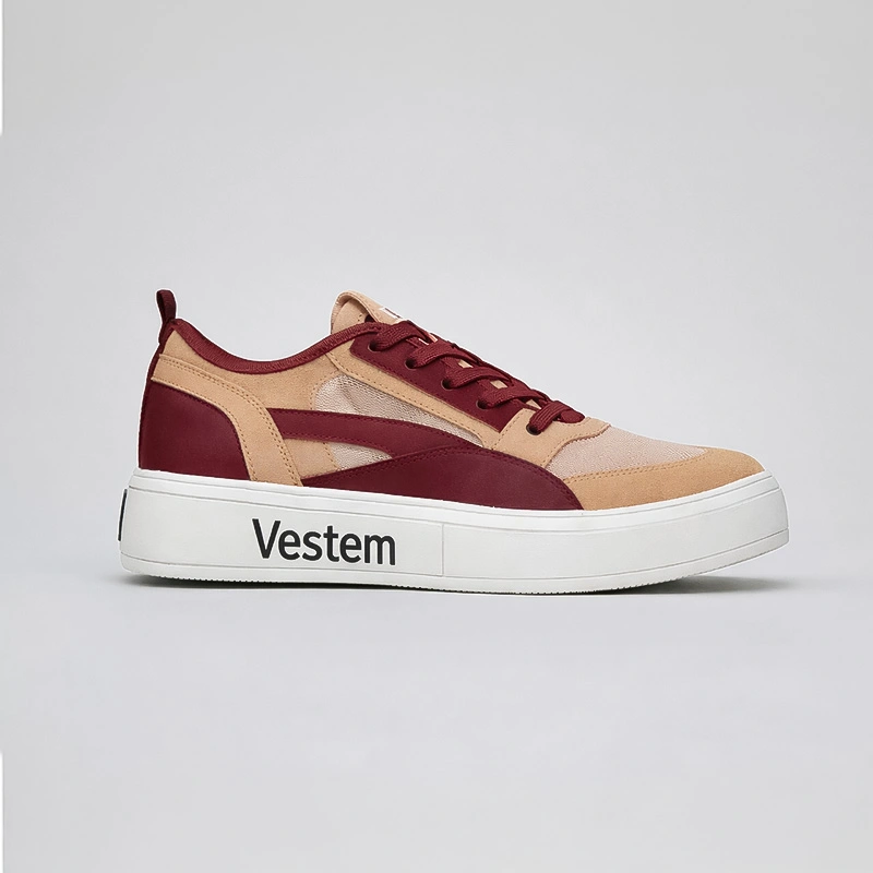 Vestem - Tênis Frida Multicolor Bege Rose Marsala - TE20.C0731