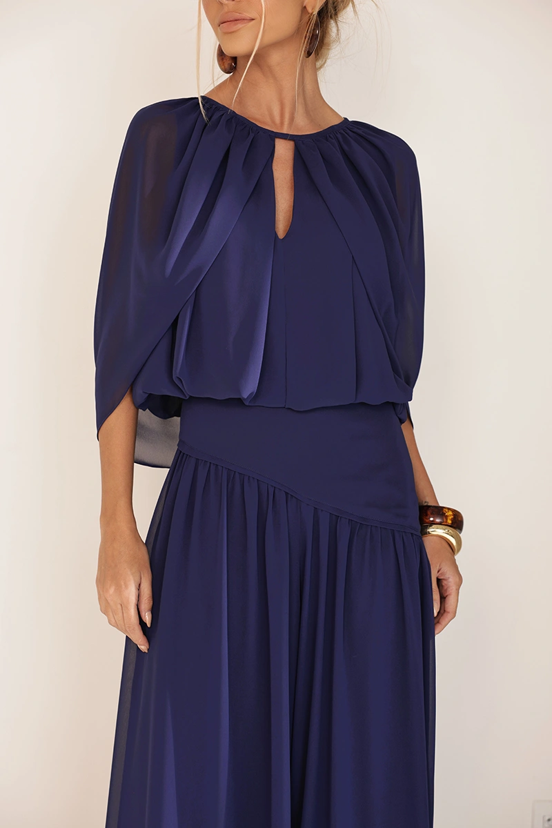 Dot Clothing - Conjunto Dot Clothing Zimmer Blusa e Calça Azul - 3002AZUL