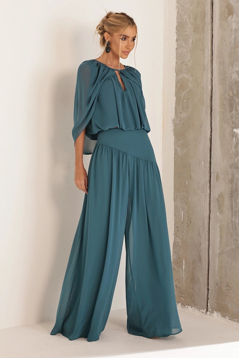 Dot Clothing - Conjunto Dot Clothing Zimmer Blusa e Calça Verde - 3002VERDE