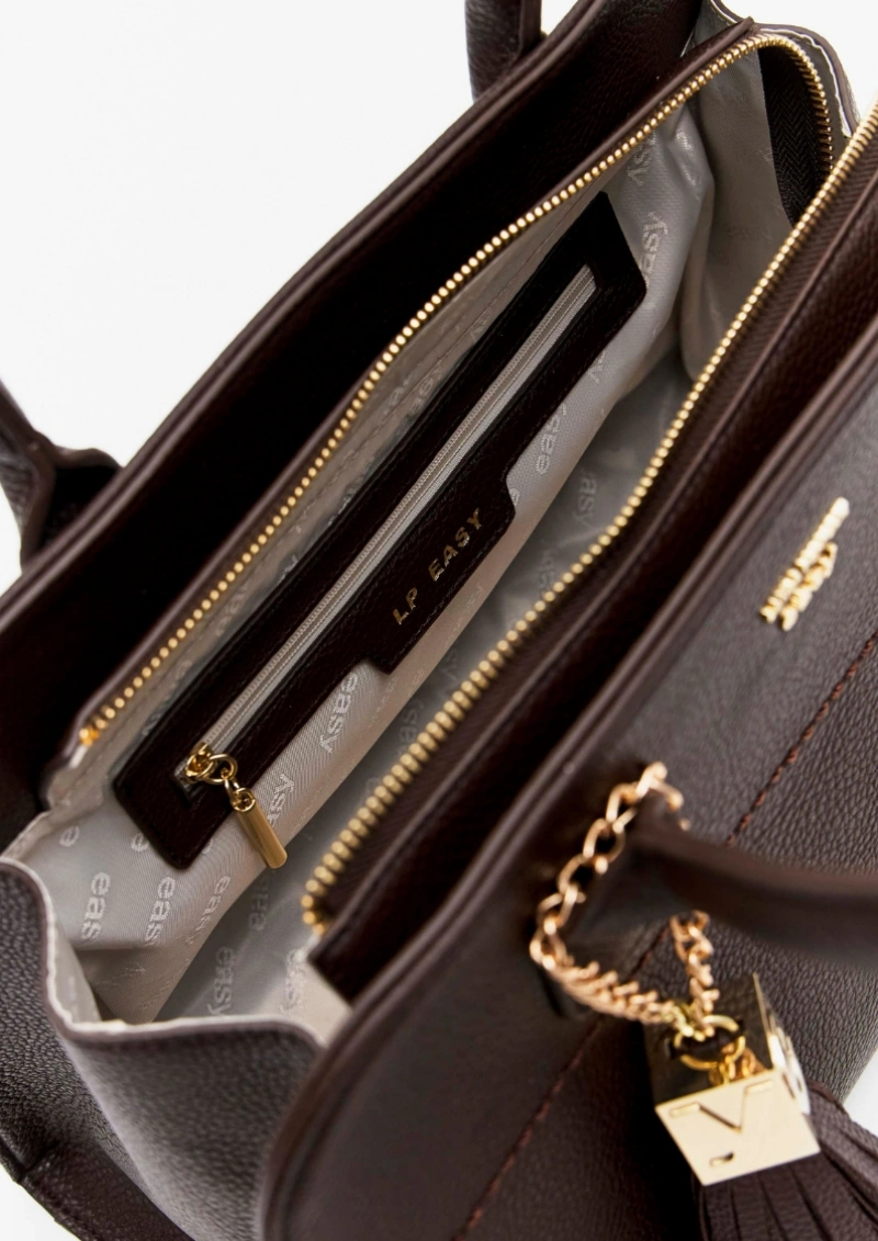 LANÇA PERFUME - Bolsa Shoulder Com Pingente e Barbicacho Lança Perfume - 814MR