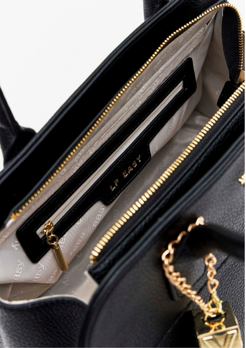 LANÇA PERFUME - Bolsa Shoulder Com Pingente e Barbicacho Lança Perfume - 814PT