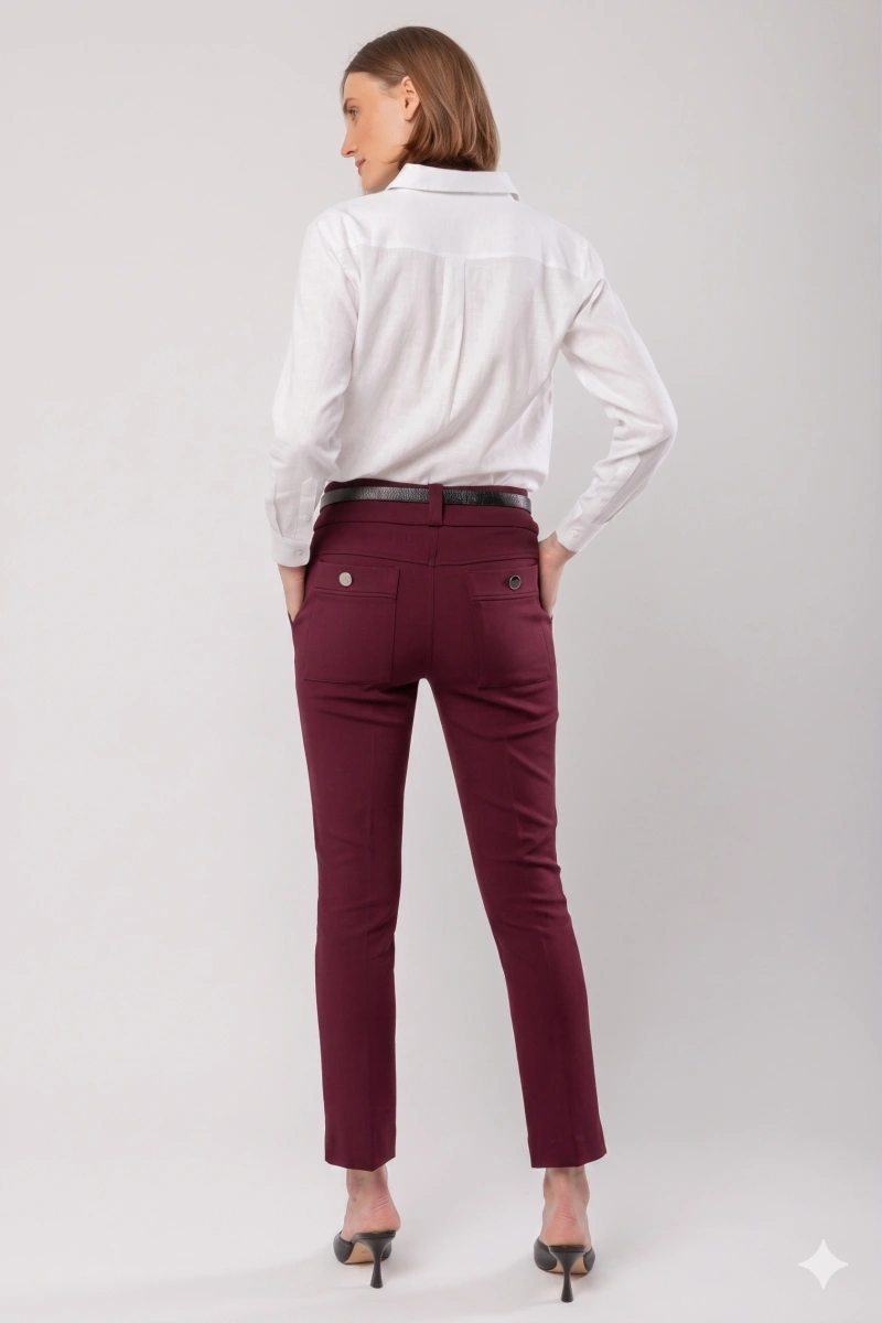 Hidrogênio - CALÇA PESCADOR LETICIA MARIA VINHO - 20733043