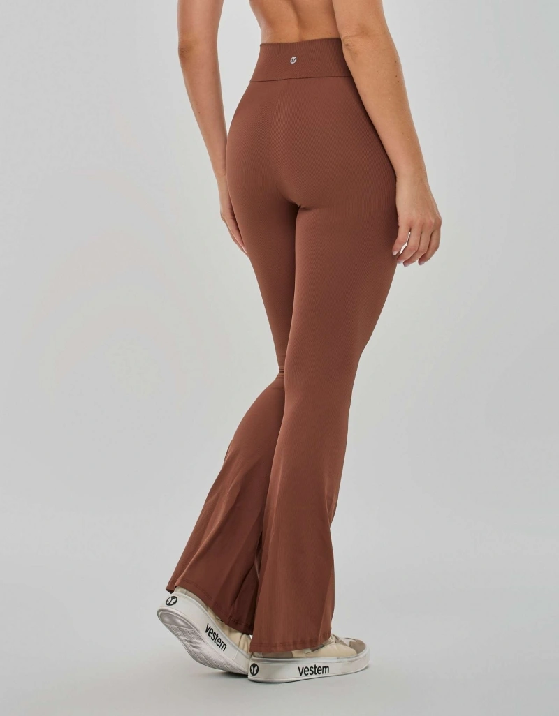 Vestem - Calça Flare Anacã Marrom Cappuccino - BAI107.PD.C0648