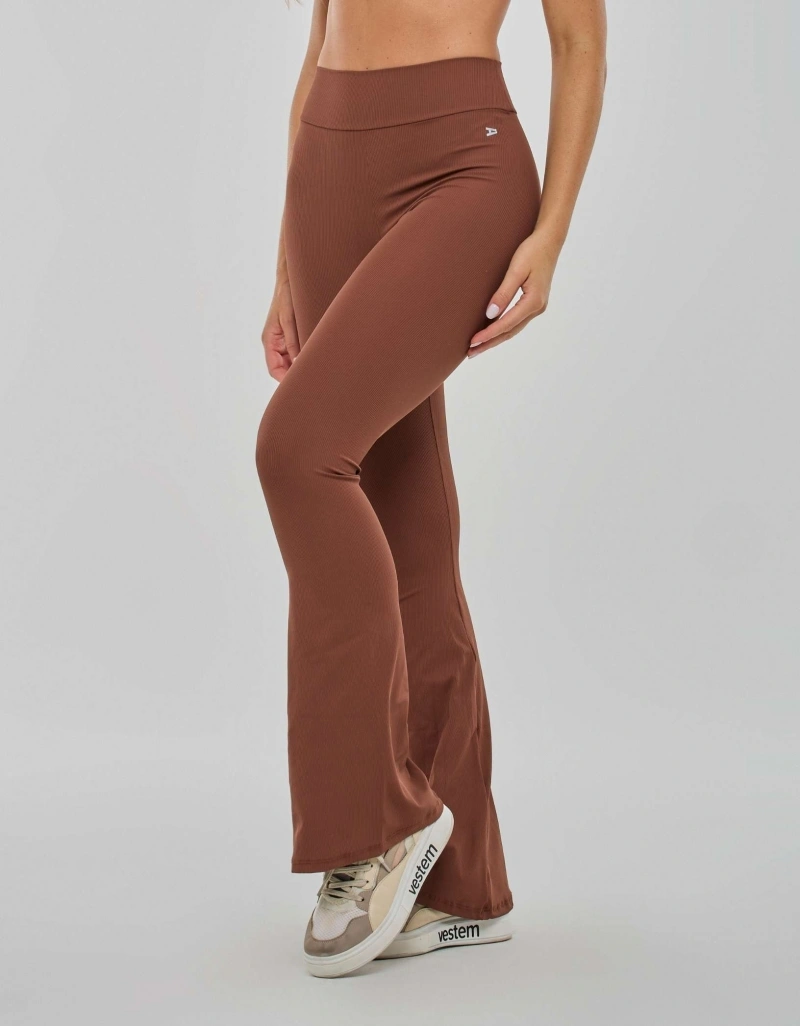 Vestem - Calça Flare Anacã Marrom Cappuccino - BAI107.PD.C0648