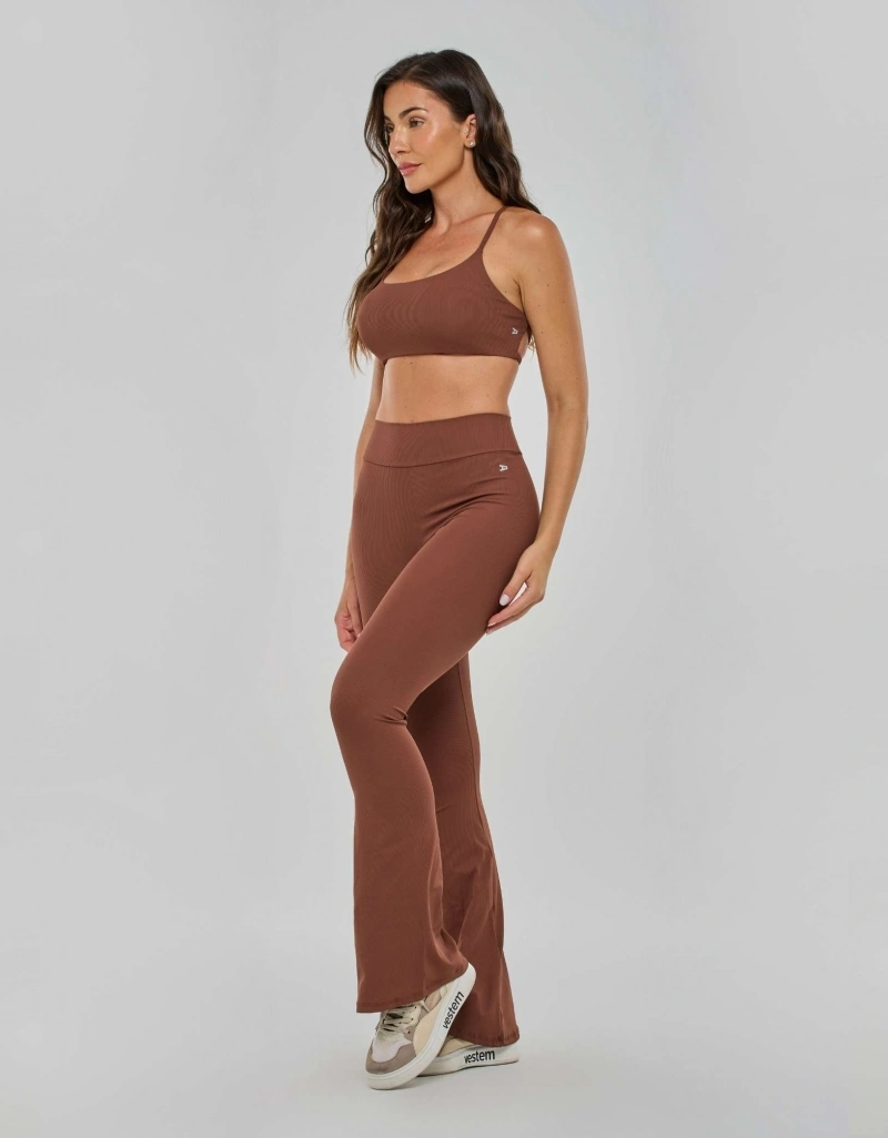 Vestem - Calça Flare Anacã Marrom Cappuccino - BAI107.PD.C0648